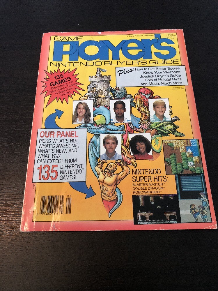 Rare Game Player’s Nintendo Buyer’s Guide Vol. 1 #1 Magazine 1988
