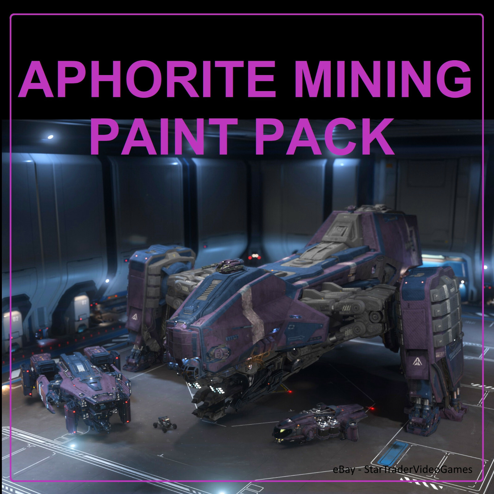 STAR CITIZEN PAINTS – APHORITE MINING PAINT PACK LIMITED PAINT / SKIN