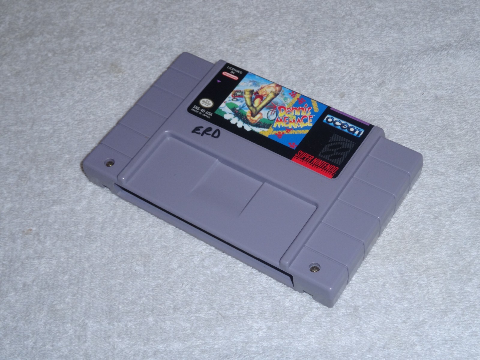 Dennis The Menace Super Nintendo Entertainment System 1993 SNES GAME! CARTRIDGE!