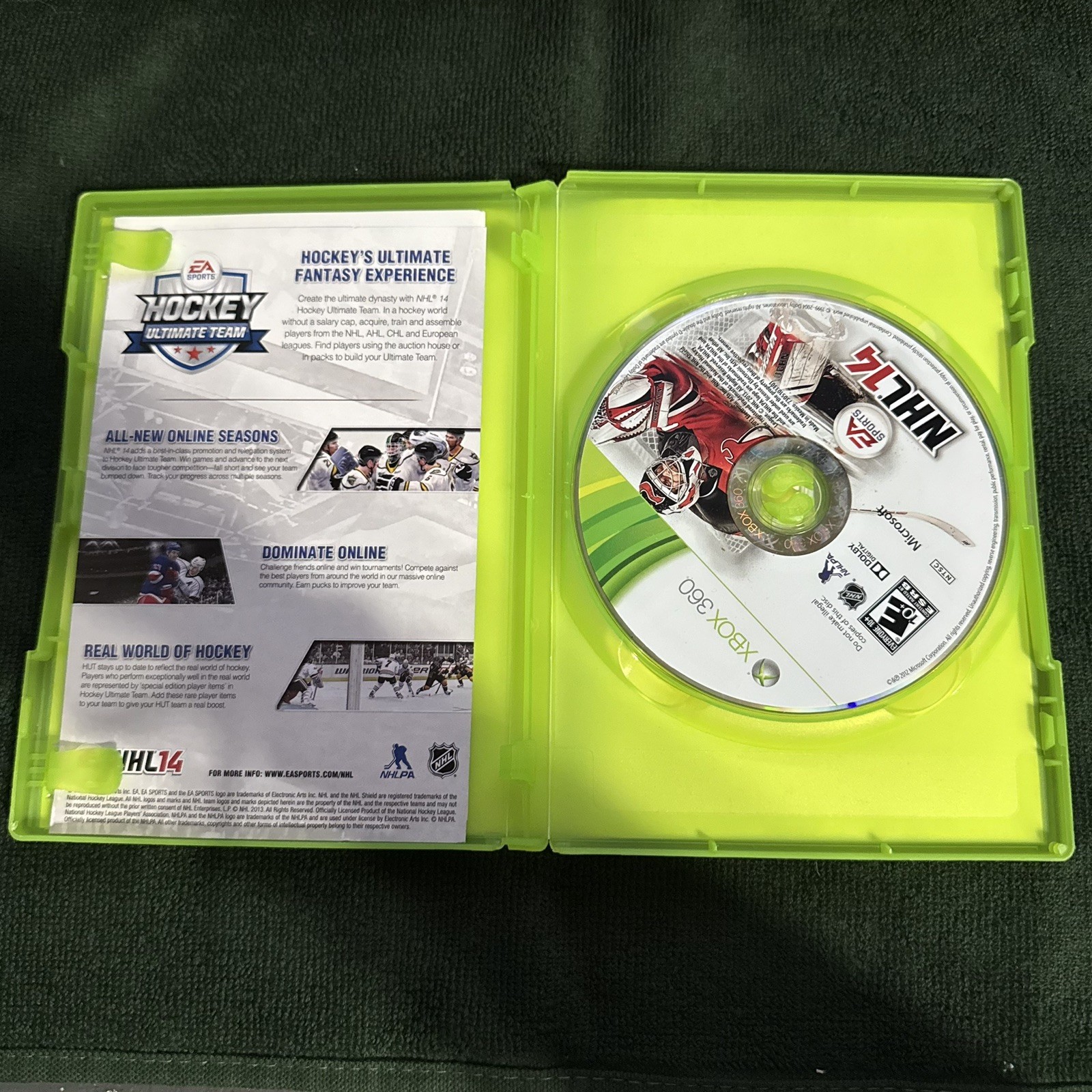 NHL 14 (Microsoft Xbox 360, 2013)