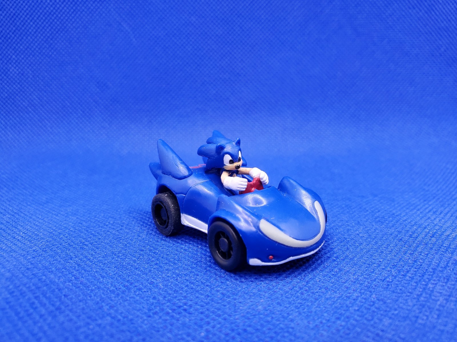 Sonic The Hedgehog Pull Back Gacha Blue Car Racer Tomy Mini Toys Official Sega