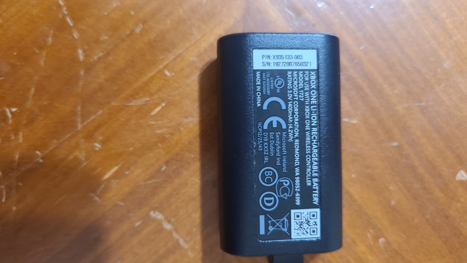 xbox one rechargeable battery