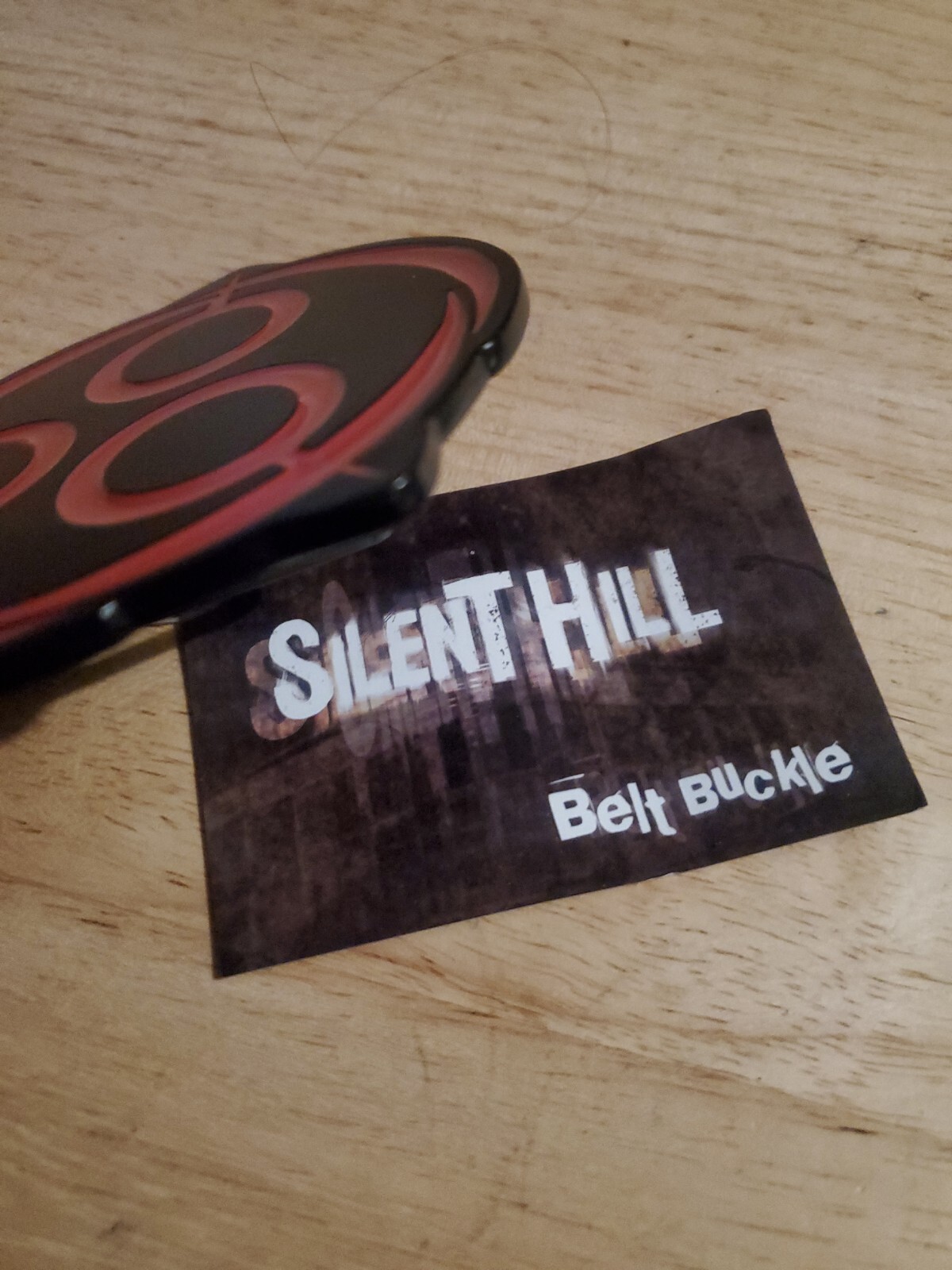 2008 Silent Hill Belt Buckle Konami Horror Emblem Icon