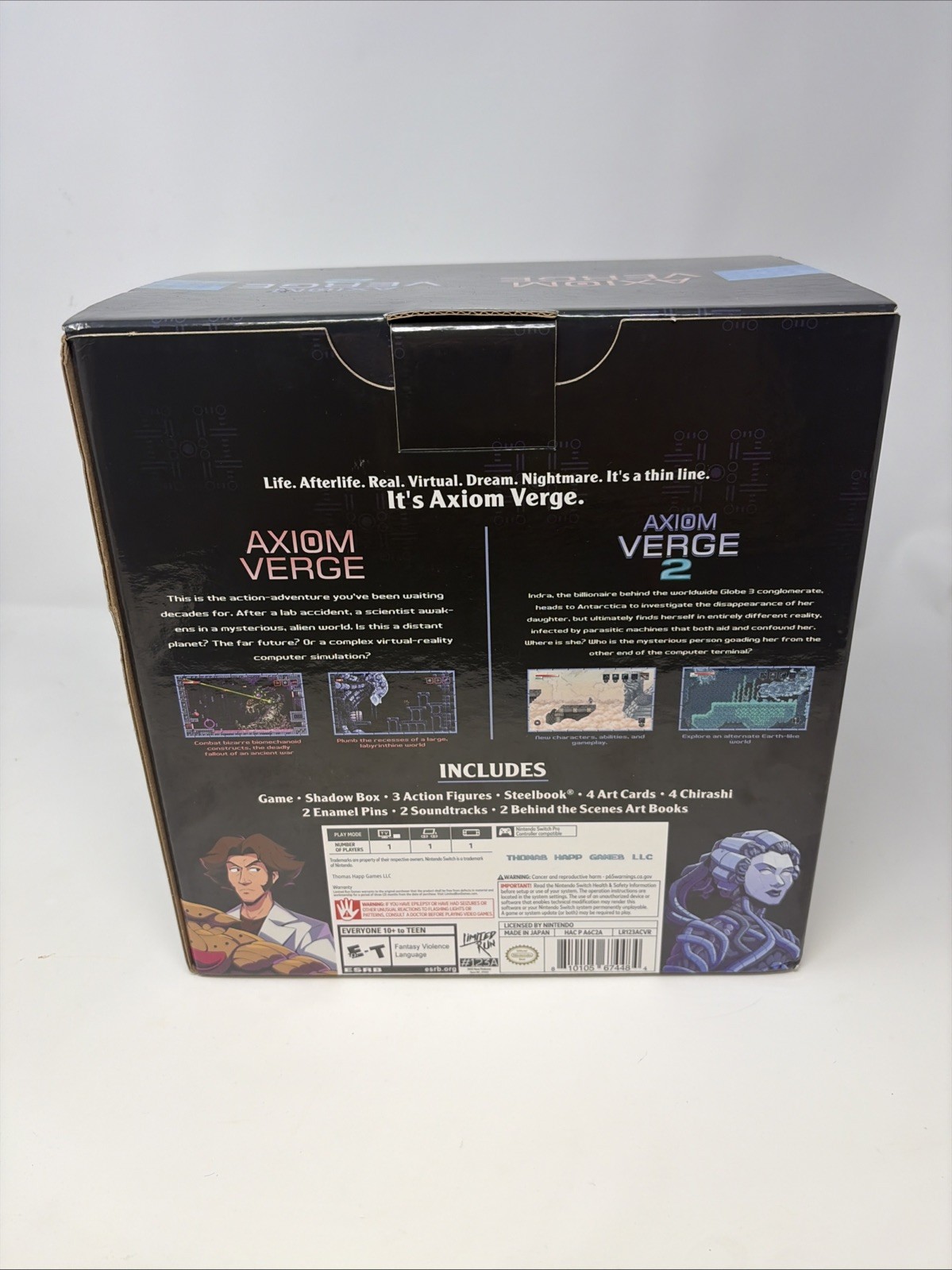 Axiom Verge 1 + 2 Dual Pack Collectors Edition – Nintendo Switch – Brand New