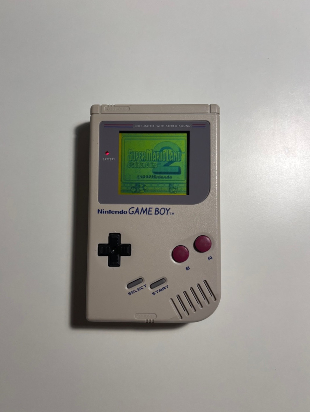 Nintendo Game Boy DMG 01 Original Gray Handheld Console Tested Works & Cleaned