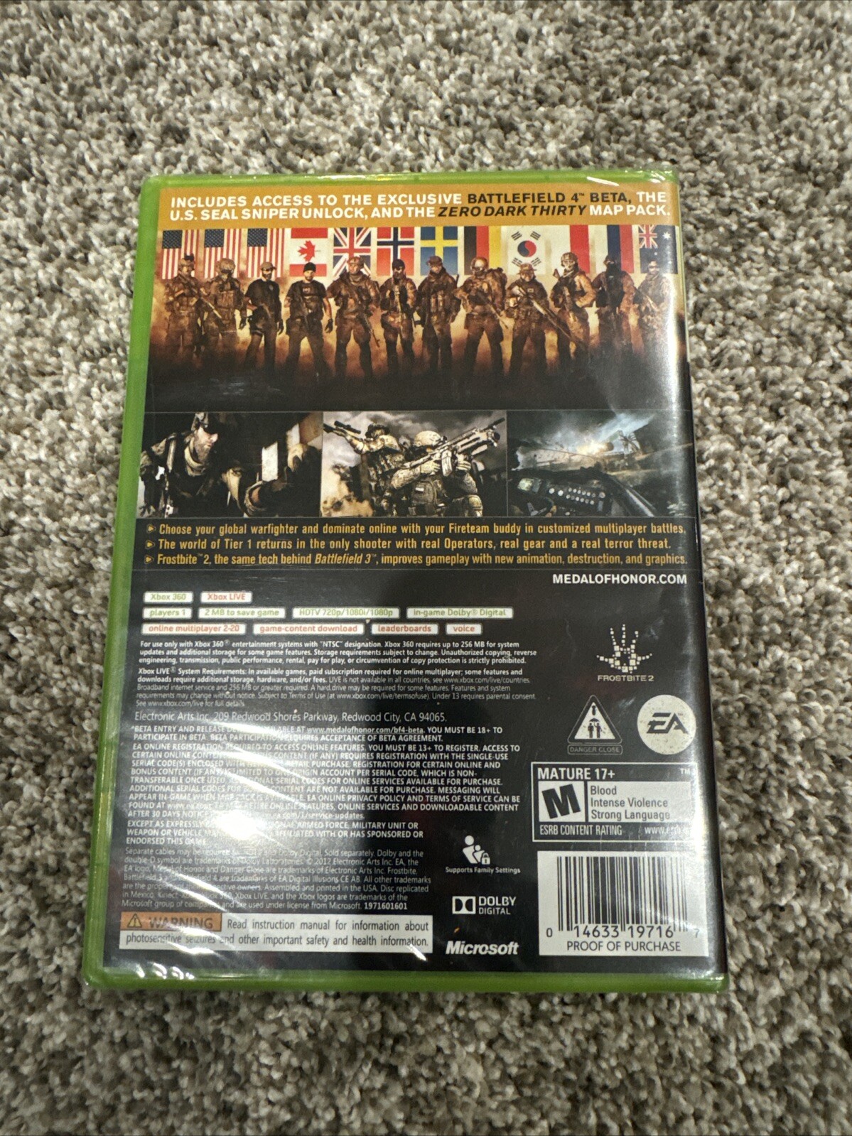 Medal of Honor: Warfighter — Limited Edition (Microsoft Xbox 360, 2012)