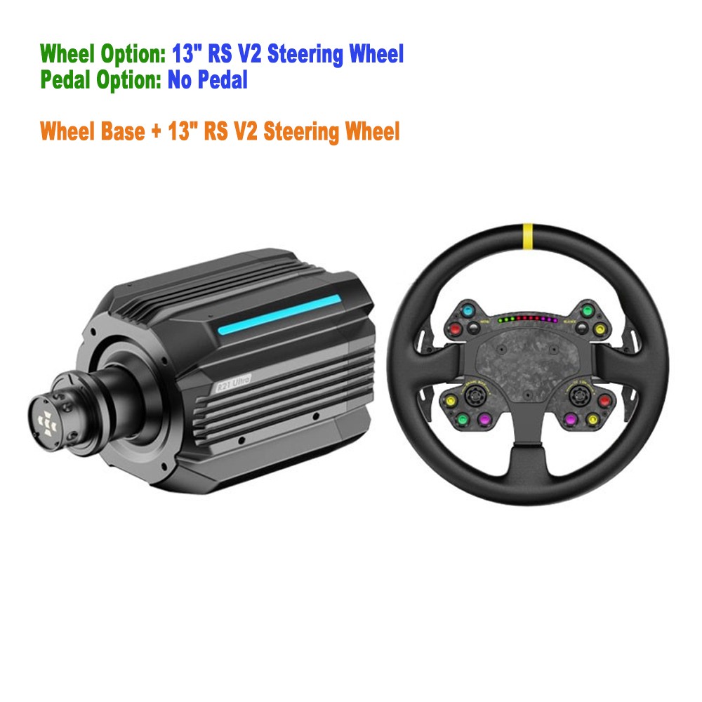 MOZA R21 21Nm Direct Drive Wheel Base Force Feedback Racing Kit Wheel & Pedal