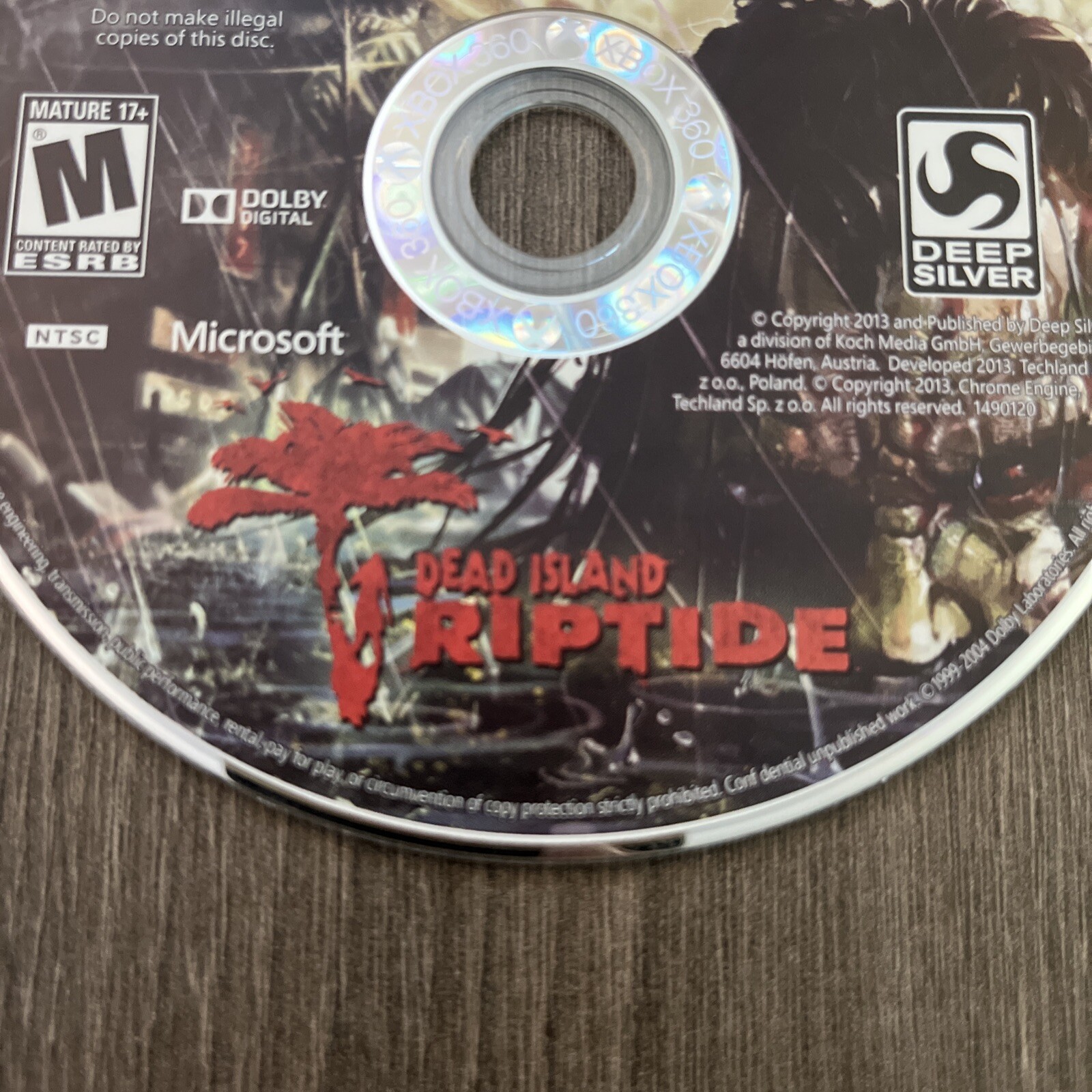 Dead Island: Riptide (Microsoft Xbox 360, 2013)