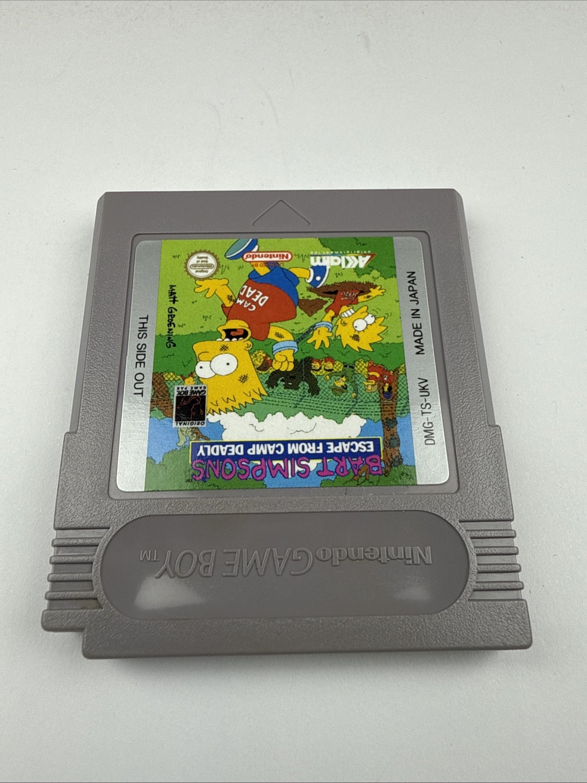 Bart Simpson’s Escape From Camp Deadly (Nintendo Game Boy) Authentic TESTED