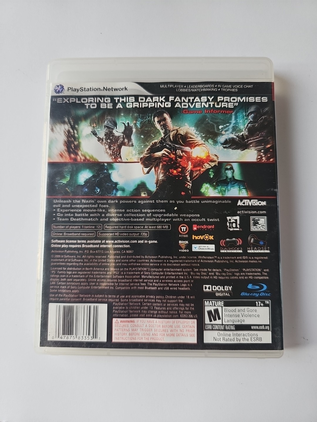 Wolfenstein (Sony PlayStation 3, 2009)
