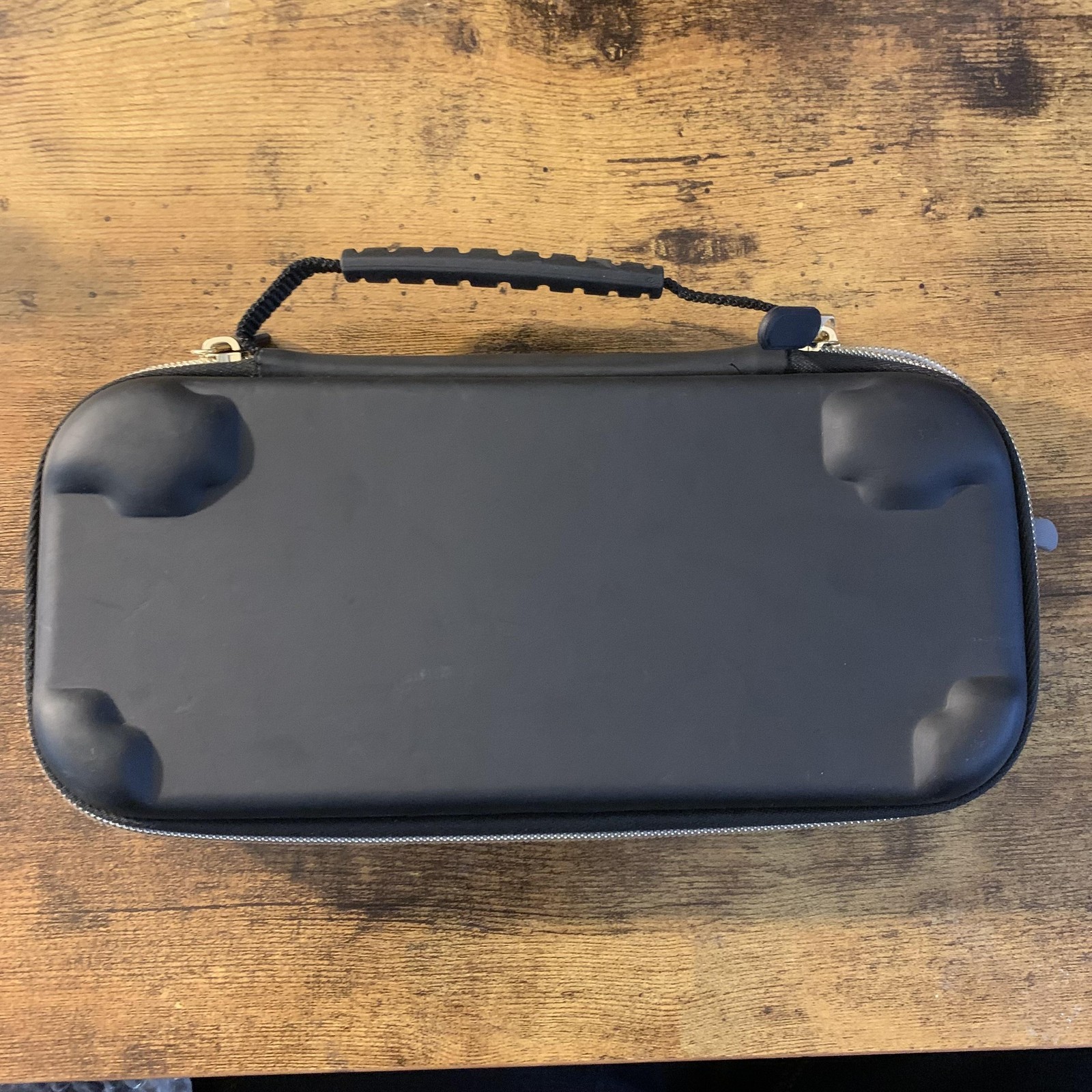 Pokemon Nintendo Switch Pikachu Black Hard Shell Carrying Case Padded Travel