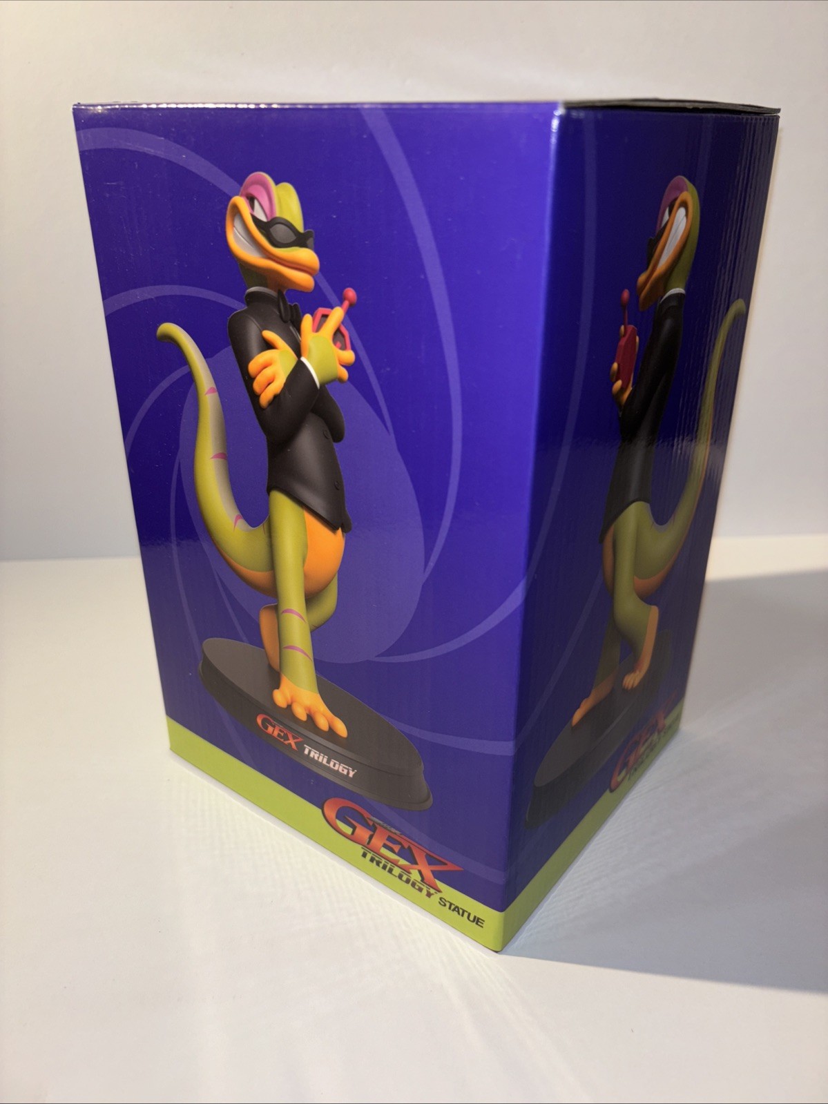 GEX TRILOGY STATUE FIGURE FROM TAIL TIME COLLECTORS EDITION LIMITED RUN GAMES