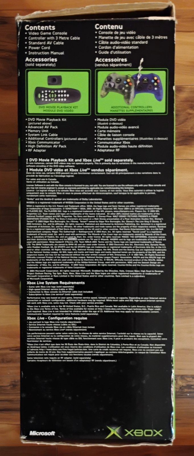 Microsoft Xbox: Translucent Blue System CIB Complete Box Great Shape Ice Variant