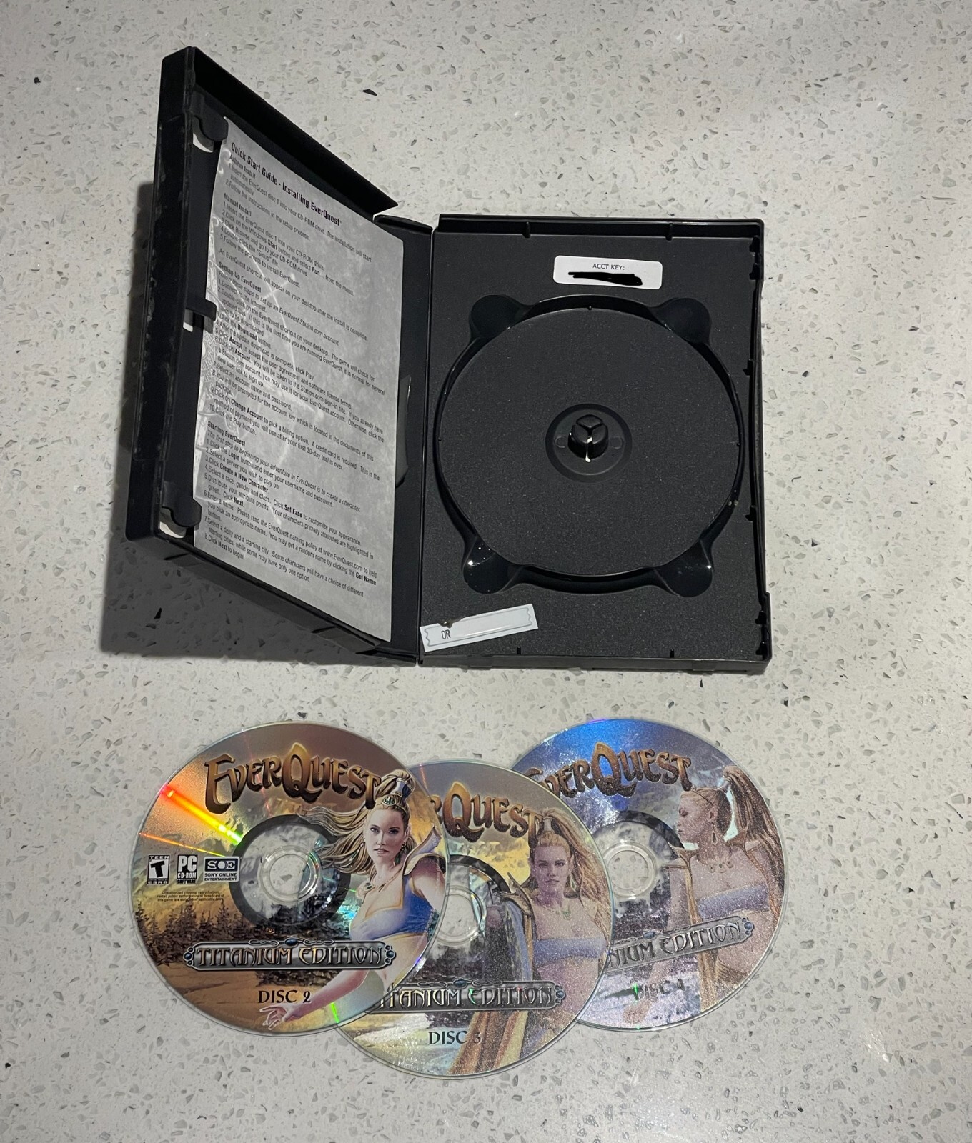 EverQuest: Titanium Edition MISSING DISC 1 AND 5 (PC: Windows, 2006)