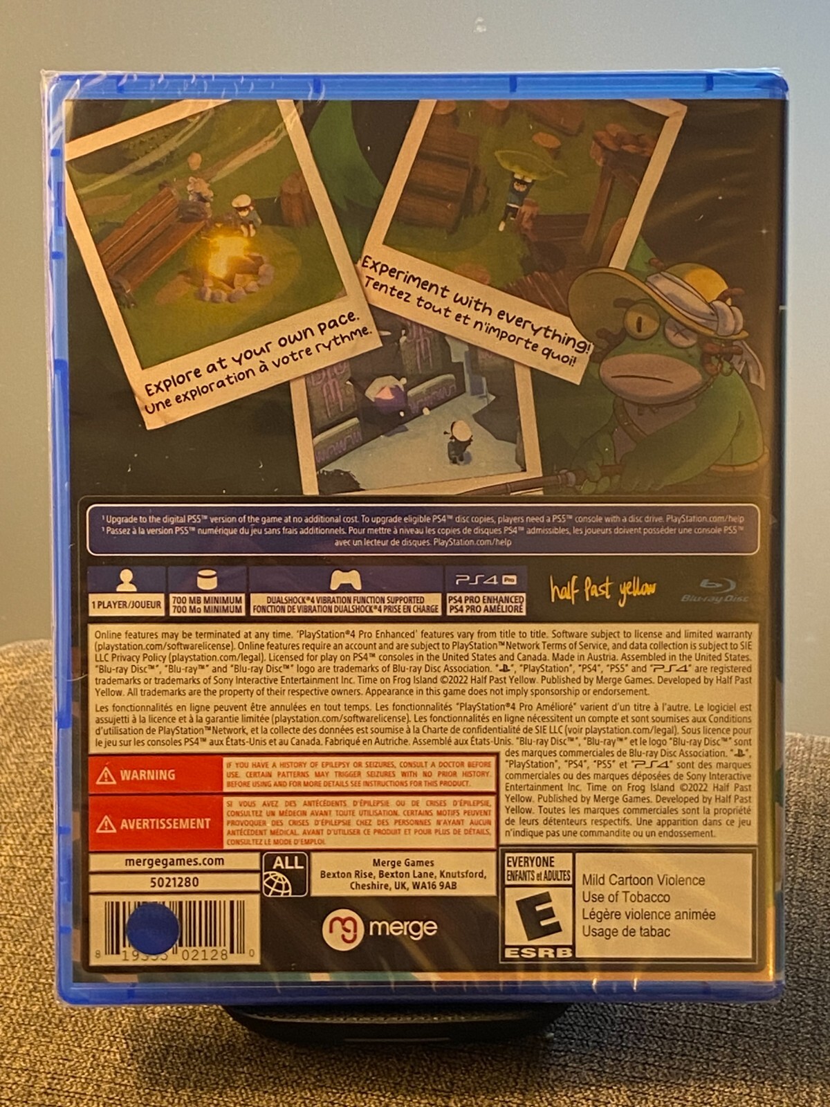 TIME ON FROG ISLAND – PS4 (PS5 upgrade available) – Brand New Sealed Promo