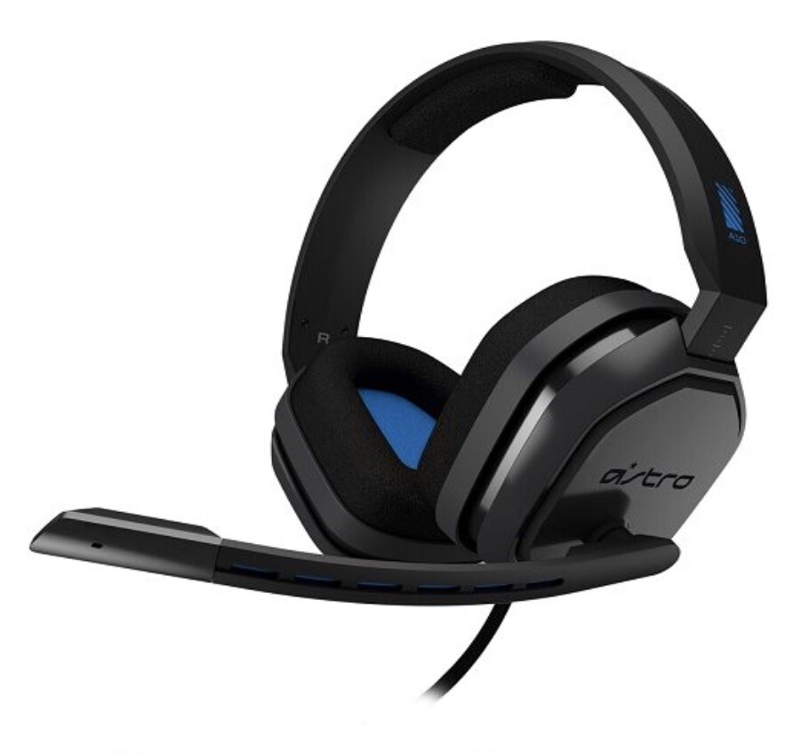 Logitech ASTRO Gaming A10 Wired 3.5mm Gaming Headset Xbox One PS4 – Blue