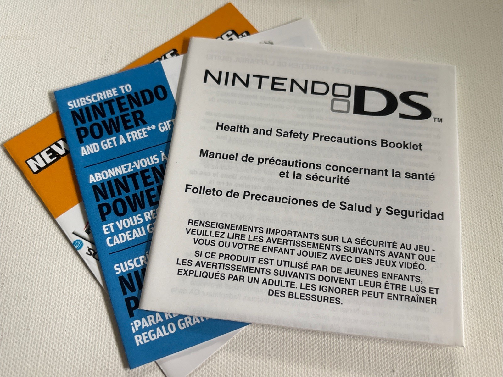 Nintendo DS Game, Case, Manual 2006 New Super Mario Bros. CIB