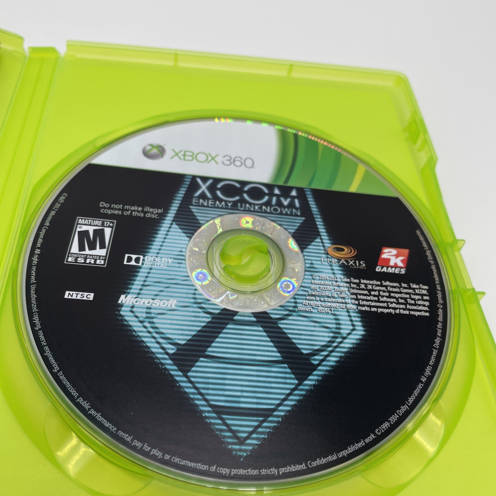 Xcom Enemy Unknown Xbox 360 Complete CIB