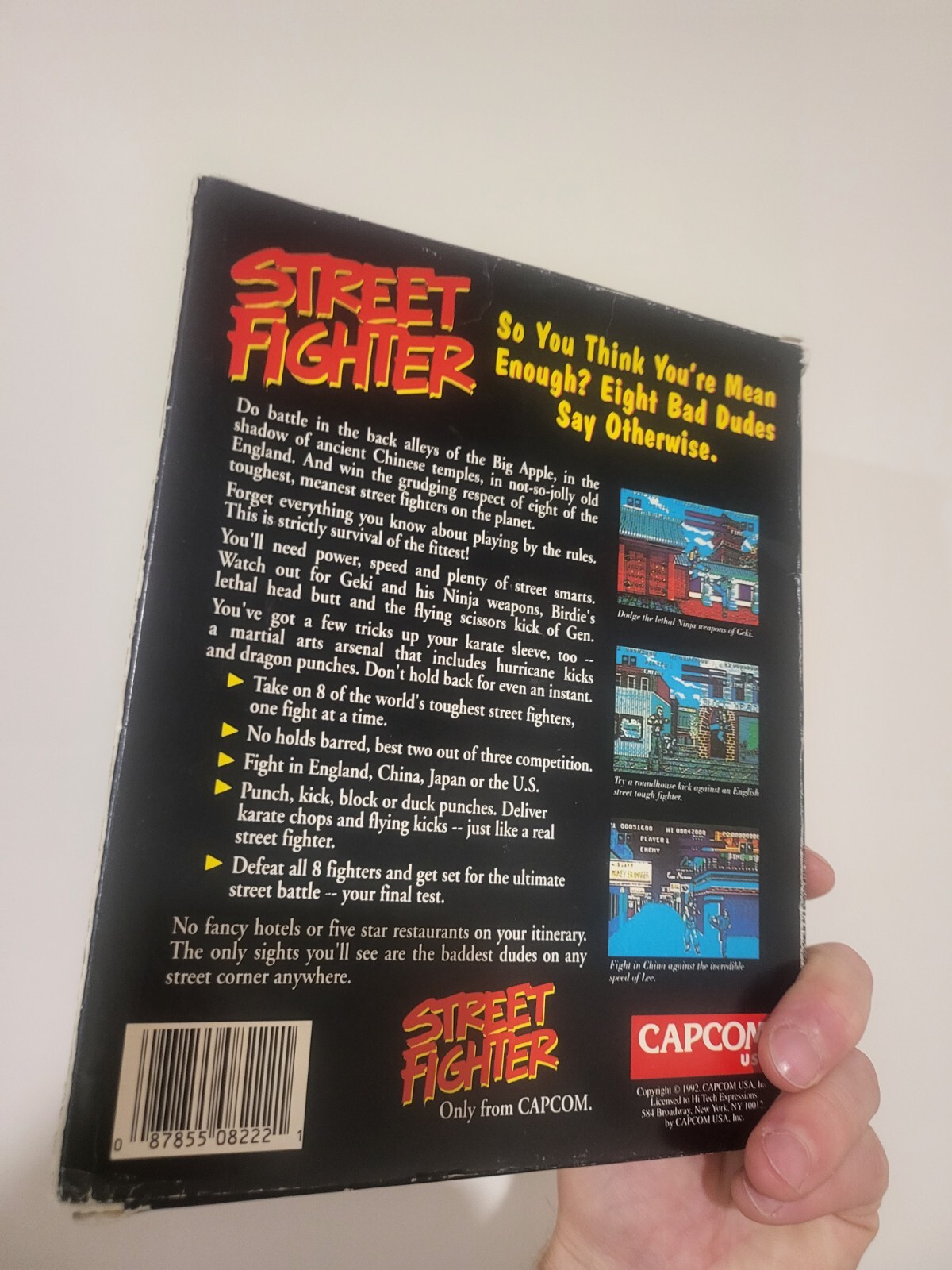 Street fighter big box pc game (medium box)